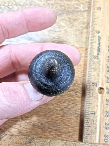 Old Clock Finial 2 Inches Tall, 1 1/8 Inch Diameter, 5/16 Inch Shaft    (K9718)