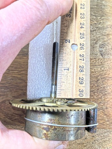 Old Baden Clock Movement Time Side Main Wheel (See Pics To ID) (K8830)
