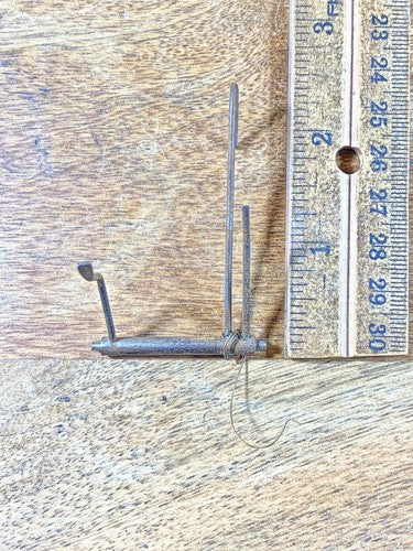 Ingraham 8 Day Clock Movement Drop Lever (See Pics To ID Mvmt) (KD668)
