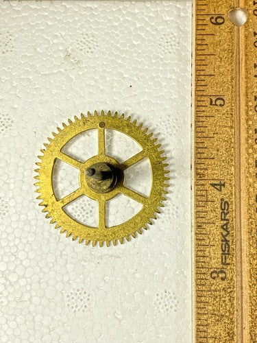 Seth Thomas Clock Movement (No. 44 ?/ See Pics) Strike Side 4th Wheel    (KD815)