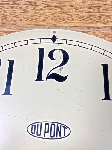 11 1/8 Inch Diameter Dupont Hamilton Clock Dial Pan   (LL5244)