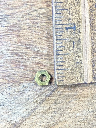 Old Sessions Clock Movement Plate Nut (See Pics To ID Movement) (KD1635)