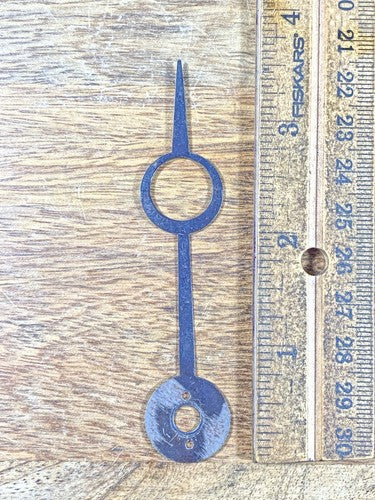 Old Worn Clock Hour Hand 3 5/8 Inches Long (Arbor Dia 5.9mm) (KD1524)