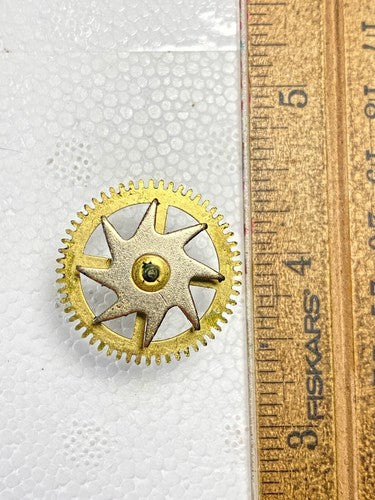 Jauch 77 Grandfather Clock Strike Side 4th Wheel - Vintage Clock Parts KD2133