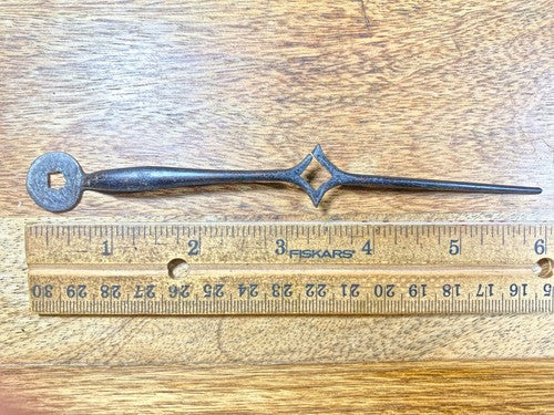 Old Clock Minute  Hand 6 1/16" Long Minute Hand (See Desc For Arbor Size)(KD327)