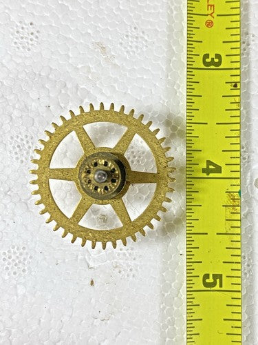 New Haven Clock Movement Time Side 3rd Wheel (See Pics to ID Mvmt)    (KD1137)