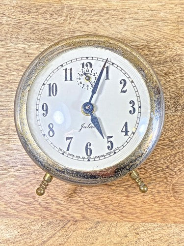 Lux Juliet Model Alarm Clock For Parts Or Repair Springs Are Good (K9964B)