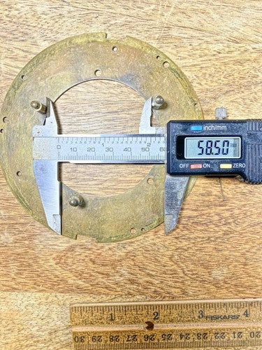 118.60mm Diameter Clock Dial Pan/Movement Mounting Plate   (KD430)