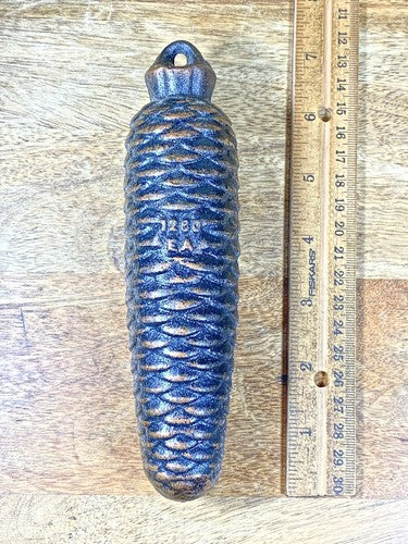Cuckoo Clock Cast Iron Pine Cone Weight 1261g Or 2.12lb 6.8 Inches Long (KD855)