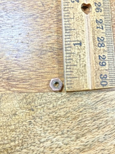 Ingraham (Stamped Oct 78 / Nov 79) Clock Movement Plate Nut (K9772)