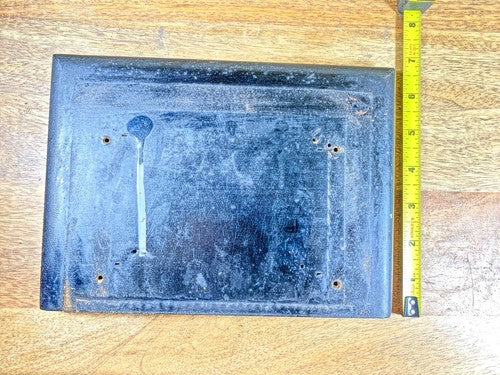 Black Mantel Clock Top 6 1/2 X 9 Inches      (LL5236)