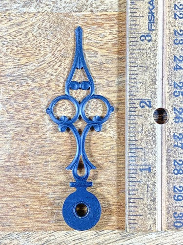 Vintage Clock Hour Hand 3 1/8 Inches Long  (4.56mm Arbor Dia) (KD766)