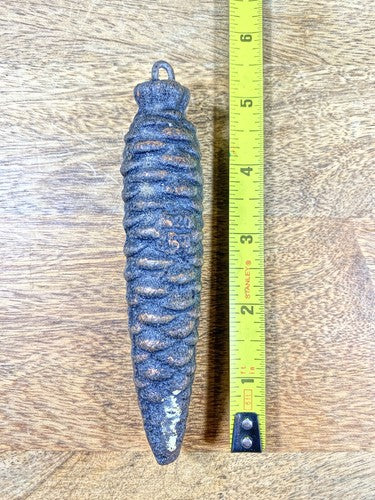 Cuckoo Clock Cast Iron Pine Cone Weight 354g, 5.07 Inches Long (KD1256)