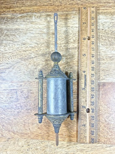 Antique 7 1/2 Inch Long Clock Pendulum Bob (4.3oz)    (KD876)