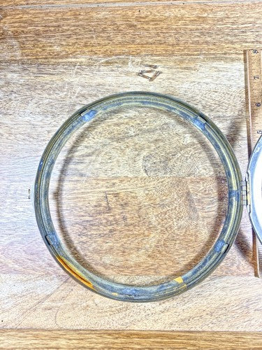 Antique Clock Bezel W/ Convex Glass (170.8mm Dia, 145.9mm Inner Dia) (KD756)