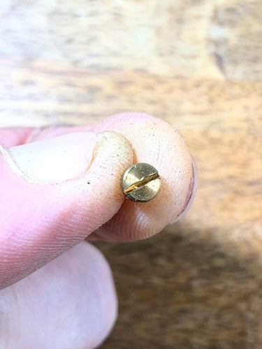 John Wanamaker Anniversary Clock Movement Plate Screw (K9171)