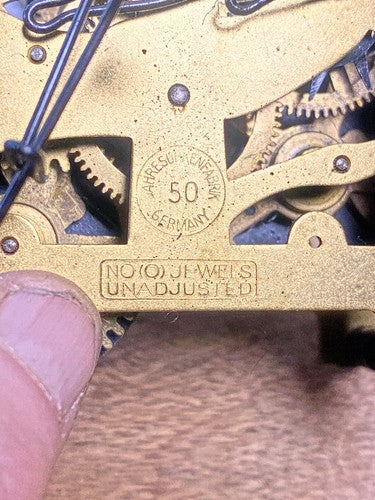 Schatz 8 Day Cuckoo Clock Movement Plate Nut (See Pics To ID Mvmt)  (KD2087)
