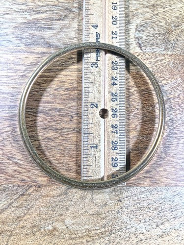 Vintage Clock Dial Trim Ring 3.53 Inch Outer Diameter 3.10 Inner Dia.    (K9393)
