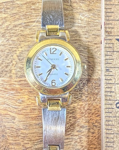 Vintage Rumours Silver and Gold Ladies Watch (Parts/Repair or Battery? )(KD100)