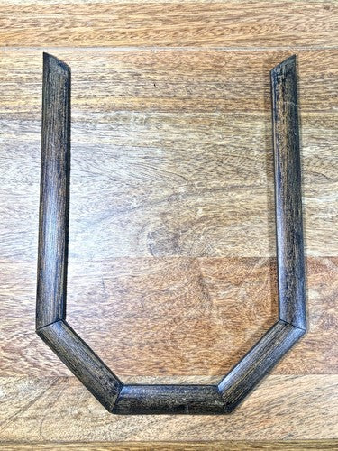 Old Regulator Clock Wooden Trim 10 3/4 X 7 3/4 Inches (K9215)