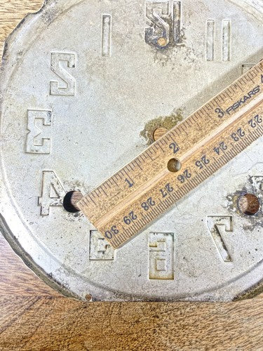 Sessions 8 Day Clock Movement Dial Pan   (K9995)