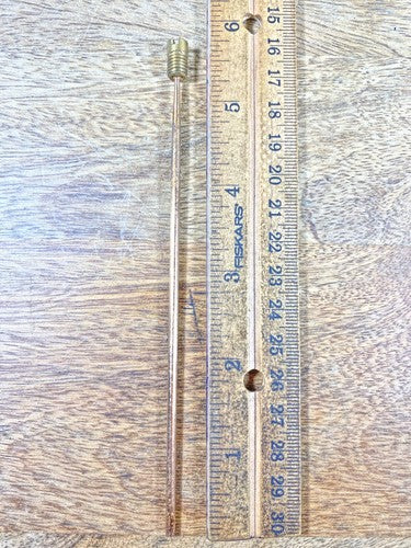Clock Copper Chime Rod 5.9mm Diameter Threads x 5 11/16 Inches Long (KD1339)
