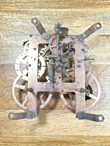 Ingraham (Stamped 4 26) Clock Movement Fan Assembly (See Pics To ID Mvmt)(K7915