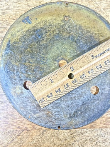 Waterbury Clock Movement Dial Pan   (K9982)