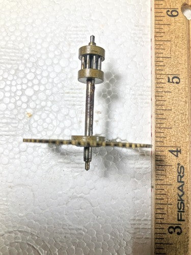 Old Baden Clock Movement Time Side 3rd Wheel (See Pics To ID Mvmt) (K8814)