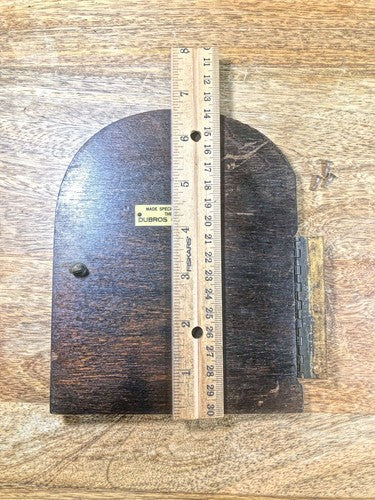 Tambour Clock Back Door 6 5/8 X 5 1/4 Inches     (K9344)