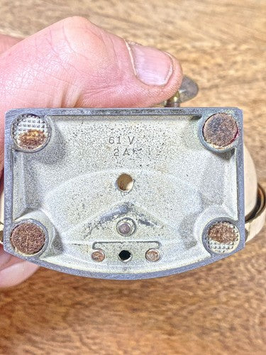Westclox Style 6 Baby Ben Model 61-V Ivory Case Alarm Clock 1949-1956  (K9942)