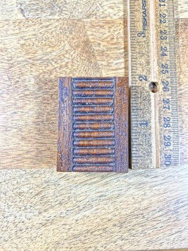 Old Junghans Wooden Clock Column Part  (KD804)