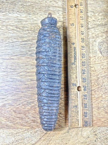 Cuckoo Clock Cast Iron Pine Cone Weight 421g, 5.2 Inches Long (KD1416)