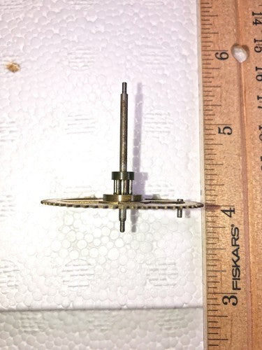 Ingraham (Stamped 2 16) Clock Movement Strike Side 4th Wheel (See Pics) (K7853)