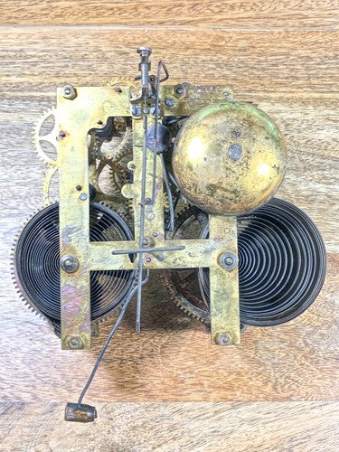 EN Welch Clock Movement Strike Side Fly Assembly (See Pics To ID Mvmt)   (K9282)
