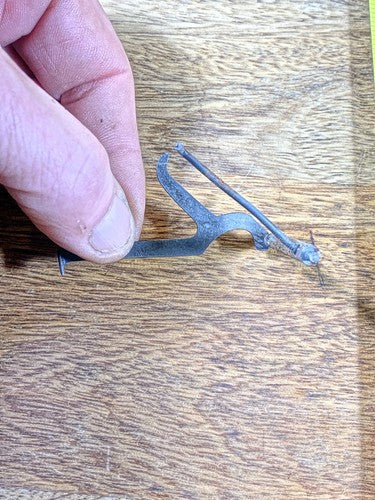 Gilbert Clock Movement (Stamped 24) Drop Lever (See Pics To ID Mvmt)  (KD1163)