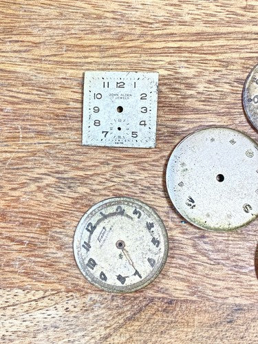 Assorted Lot Of Old Watch Dials (Lot Of 5) (KD2274)