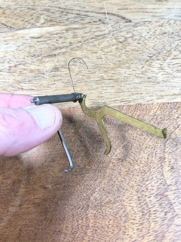 Gilbert Clock Movement (Stamped 1913) Drop Lever (See Pics To ID Mvmt) (K7832)