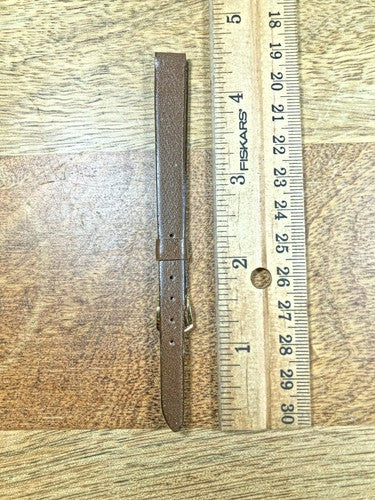 Vintage Speidel (NIB) Brown Calfskin Watch Band (9.5mm or 3/8") (K8063)