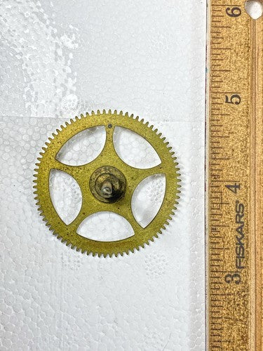 Gilbert Clock Movement (Stamped 25) Strike Side 4th Wheel (See Pics)(KD1349)