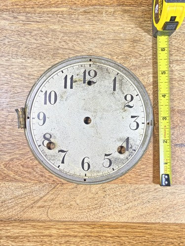 Gilbert Clock Movement (Stamped 24) Dial Pan (See Pics To ID Mvmt) (KD1171)