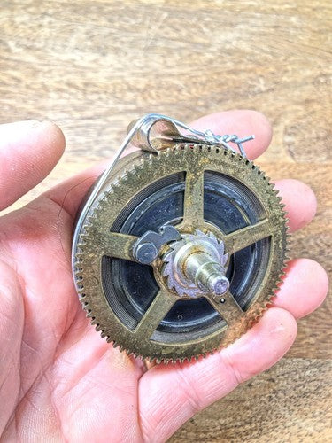 Made In Japan Clock Movement Time Side Main Wheel (See Pics To ID Mvmt)  (K8615)