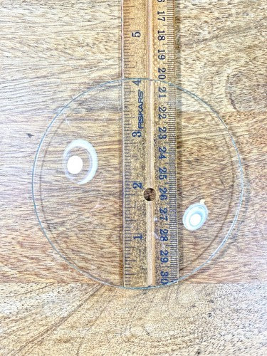 4.03 Inch Diameter Convex Clock Glass  (KD1854)