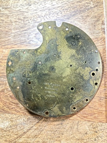 Junghans W 274 / 200 Clock Movement Back Plate (Pivots Look Good) (K8681)