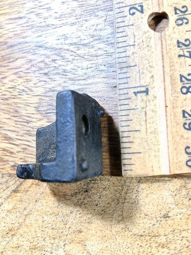 Old Black Mantel Clock Back Foot (K9148)