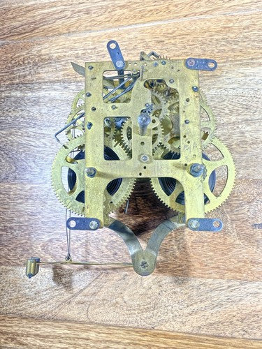 Gilbert Clock Movement (Stamped 25) Count Wheel Lever (See Pics To ID)  (KD1354)