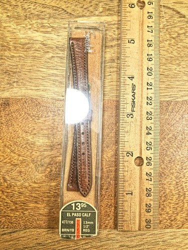 Vintage Speidel (NIB) El Paso Calf Watch Band (13mm or 1/2") (K8275)