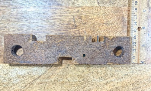 Old Clock Movement Seat Board 7 X 1 5/8 X 7/16 Inches  (KD514)