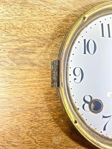 Old 6.43 Inch Or 163.3mm Diameter Metal Clock Dial Pan    (KD144)