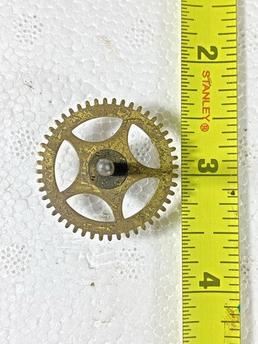 Gilbert Clock Movement (Stamped 24) Time Side 4th Wheel (See Pics To ID)(KD1155)
